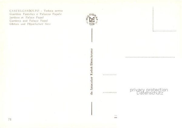 Castelgandolfo Gärten und Päpstlicher Sitz Fliegeraufn – Bild 2
