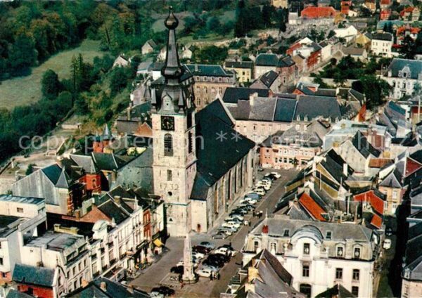 Chimay Vue aerienne sur la grande Place