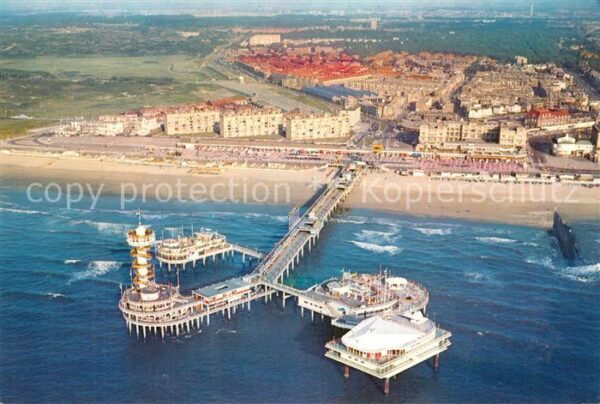 Scheveningen The Pier of Scheveningen Fliegeraufnahm