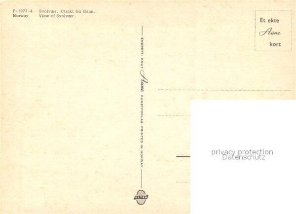 Norge Norwegen View of Svolvoer – Bild 2