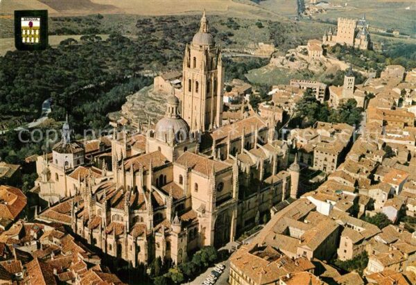 Segovia Catedral Vista aerea