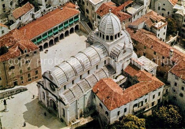 Sibenik Katedrala Fliegeraufnahme