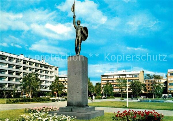 Oulu Freiheitssäule im Mannerheim Park