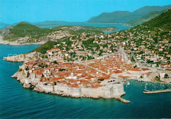Dubrovnik Ragusa Fliegeraufnahme