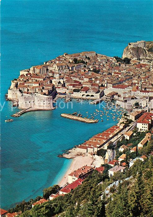 Dubrovnik Ragusa Fliegeraufnahme