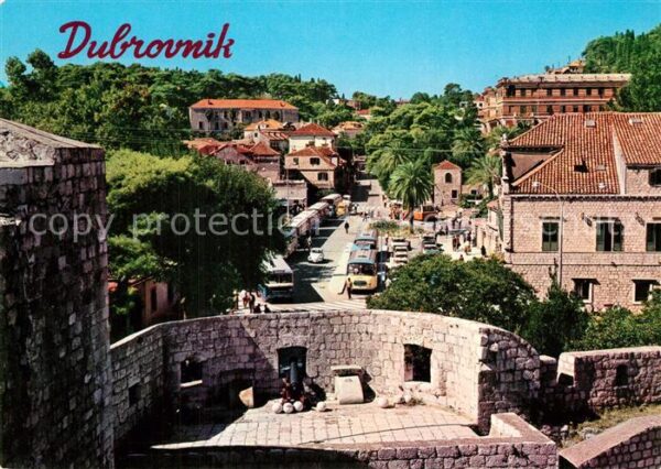 Dubrovnik Ragusa Ortsansicht