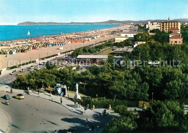 Rimini Panorama della spiaggia