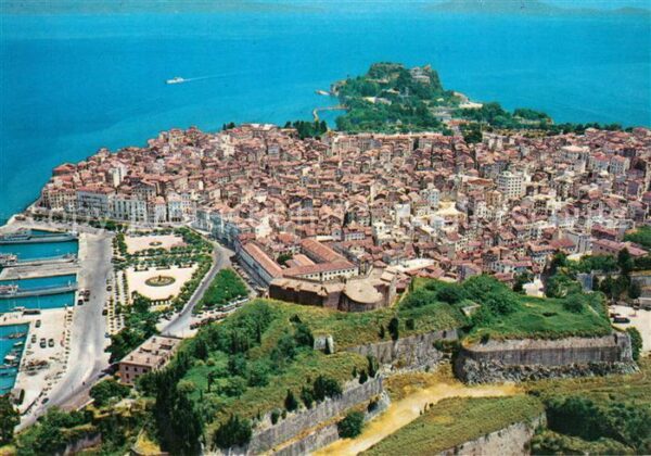 Corfu Korfu Fliegeraufnahme