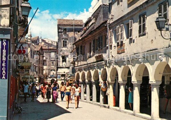 Corfu Korfu Der Markt