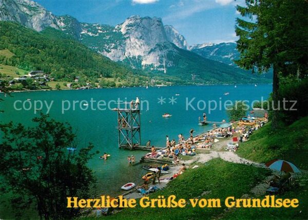Grundlsee Steiermark Blick auf den Backenstein