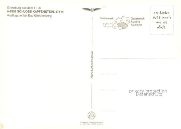 Kapfenstein Schloss Kapfenstein Fliegeraufnahme – Bild 2