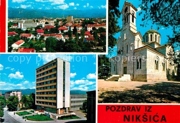 Niksic Panorama Hochhaus Kirche