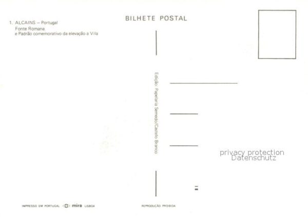 Alcains Fonte Romana e Padrao comemorativo da e – Bild 2