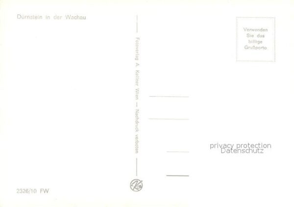 Duernstein Wachau Ortsmotiv – Bild 2