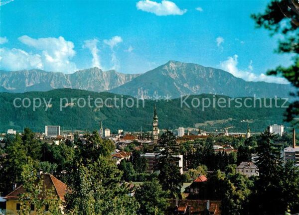 Klagenfurt Woerthersee mit Koschuta