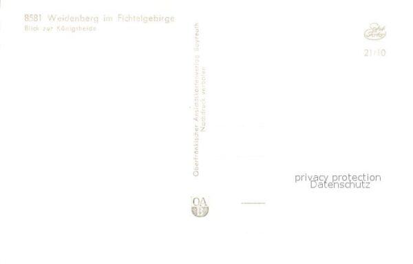 Weidenberg Panorama Königsheide – Bild 2