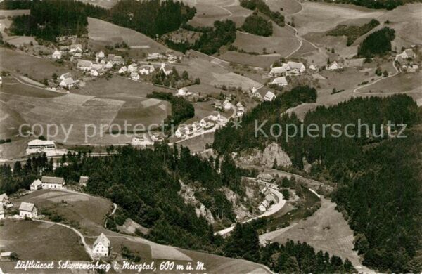 Schwarzenberg Murgtal Fliegeraufnahme