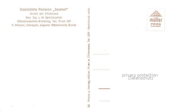 Rimsting Gaststätte Pension Seehof – Bild 2