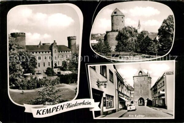 Kempen Niederrhein Burg Mühlenturm Kuhtor