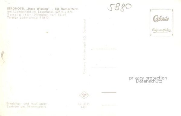 Luedenscheid Homertturm Berghotel Haus Wissing – Bild 2