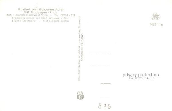 Fladungen Kirche Brunnen Burg – Bild 2