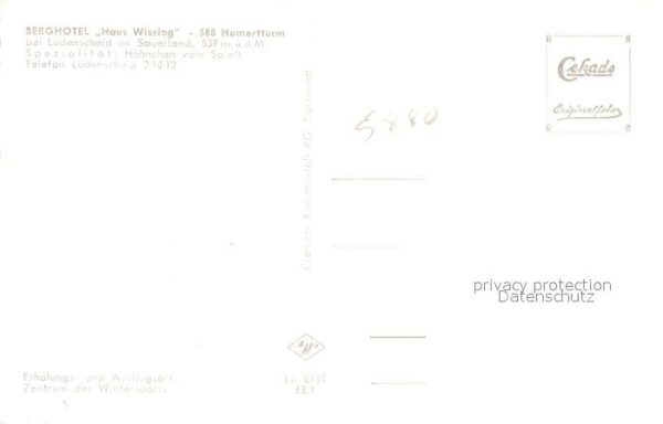 Homert Turm Fliegeraufnahme Hotel Haus Wissing – Bild 2