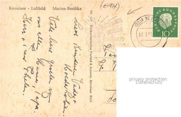 Kevelaer Marien Basilika Fliegeraufnahme – Bild 2