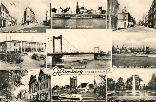 Homberg Niederrhein Rheingarten Glückauf Halle Lutherpark