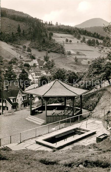 Bad Griesbach Schwarzwald  Kurpavillon Wassertretstelle