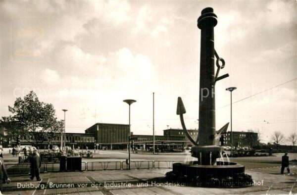 Duisburg Ruhr Brunnen Industrie und Handelskammer Hau
