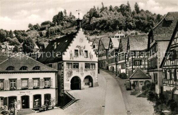Schiltach Marktplatz Rathaus