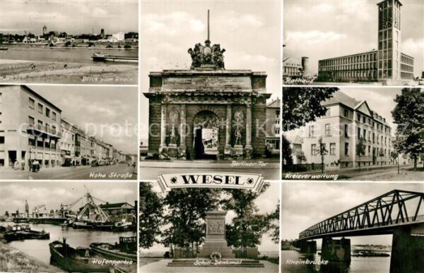 Wesel Rhein Berliner Tor Kreisverwaltung Rathaus Ha