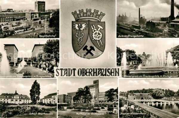 Oberhausen Hauptbahnhof Gute Hoffnungshütte Schlos