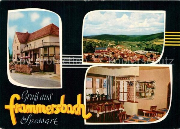 Frammersbach Terrassengaststätte Fremdenpension Kess