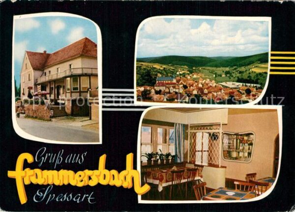 Frammersbach Terrassengaststätte Fremdenpension Kess