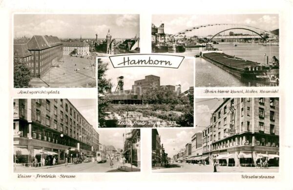 Hamborn Amtsgerichtplatz Kaiser Friedrich Stras