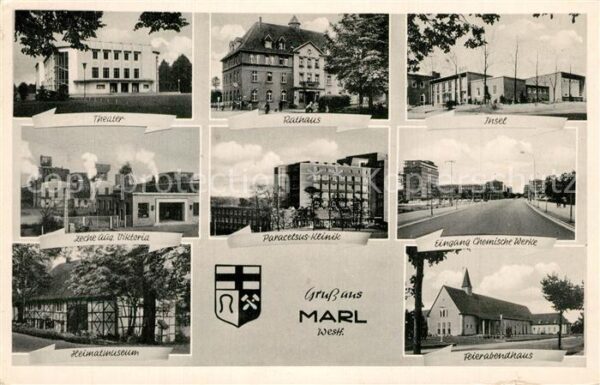 Marl Westfalen Theater Zeche Heimatmuseum Rathas Klini