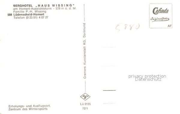 Homert Berghotel Haus Wissig Aussichtsturm Lan – Bild 2