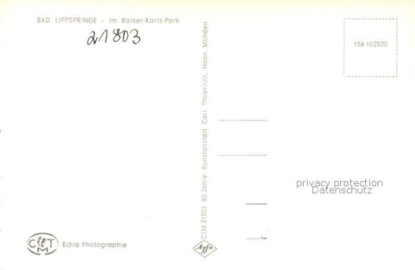Bad Lippspringe Kaiser Karls Park – Bild 2