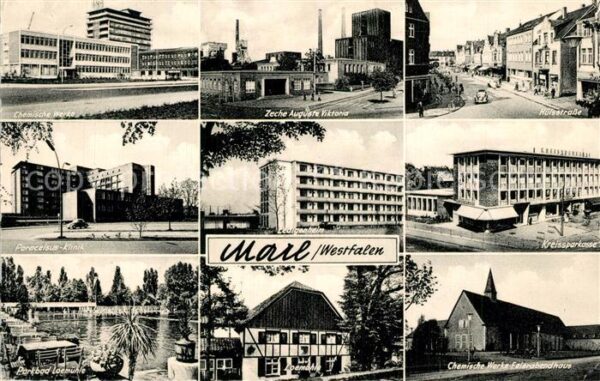 Marl Westfalen Chemische Werke Zeche Auguste Viktoria