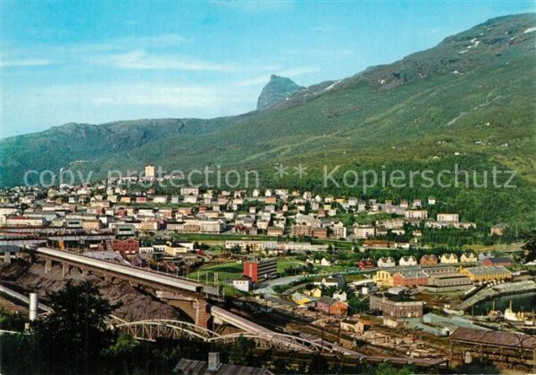 Narvik View of the town with part of the ore f