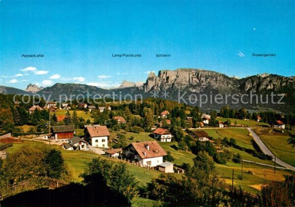 Klobenstein Ritten Panorama Dolomiten