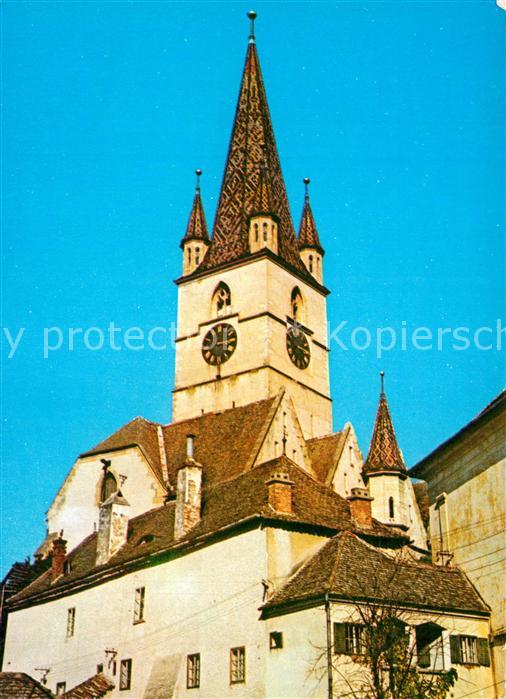 Sibiu Hermannstadt Biserica evanghelica Evangelische Kirch