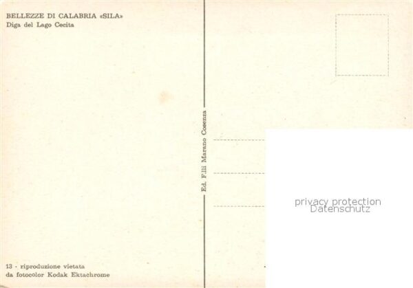 Sila Calabria Diga del Lago Cecita Staumauer – Bild 2
