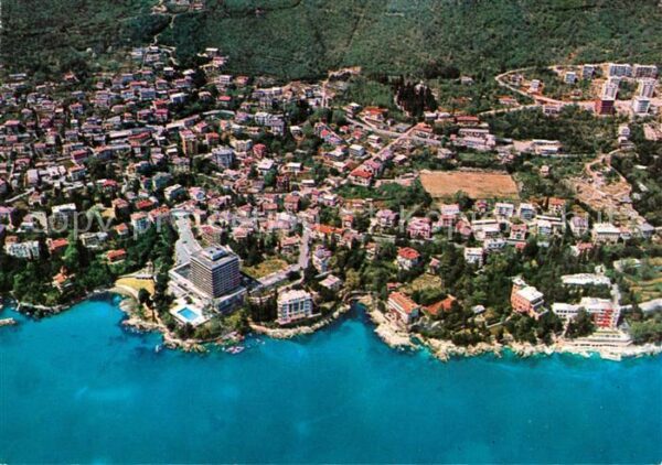 Opatija Abbazia Fliegeraufnahme