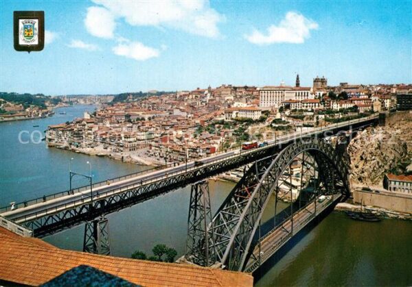 Porto Portugal Ponte de Don Luiz e vista parcial