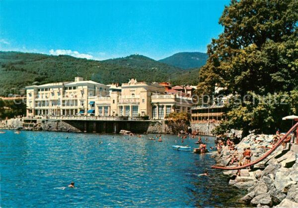 Opatija Abbazia Uferpartie Promenade Hotels