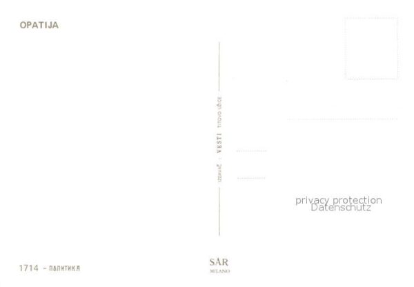 Opatija Abbazia Uferpartie Promenade Hotels – Bild 2