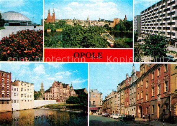 Opole Oppeln Oberschlesien Sporthalle Strassenpartie Mlynowka Kana