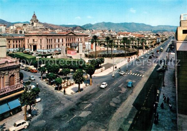 Messina Piazza Municipio e Corso Garibaldi